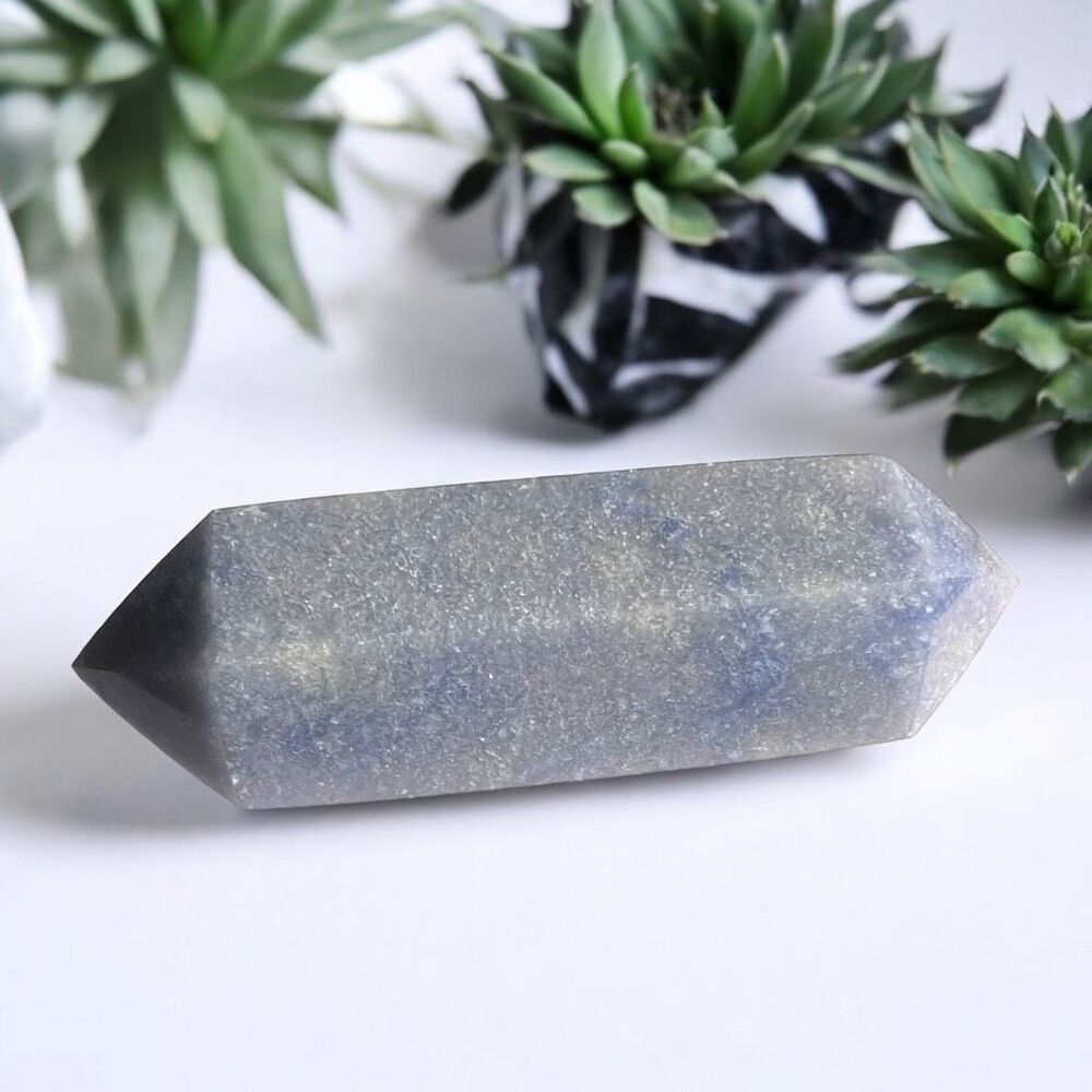 Blue Aventurine Double Terminated Meditation Wand